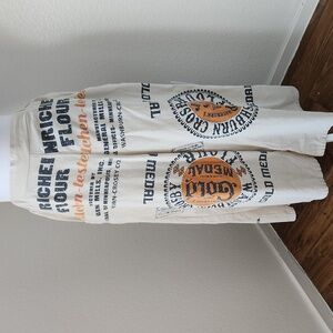 Jaded Gypsy Boho Style Graphic Womens Wide Leg Pants